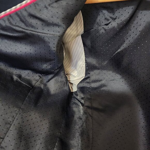 Banana Republic Single Breast Cotton-Blend Navy Suit Blazer 2P - Picture 13 of 14